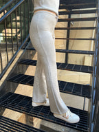 Anya Heather Gray Flare Sweatpants - MK Threads Boutique