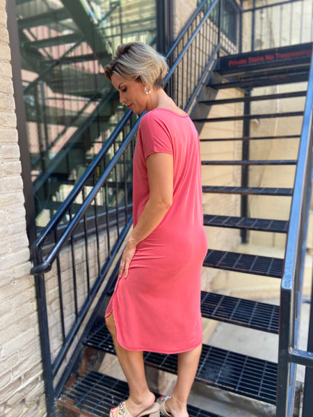 Lori Brick T-Shirt Dress