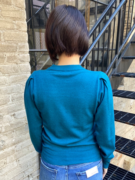 Natalie Ocean Teal Sweater