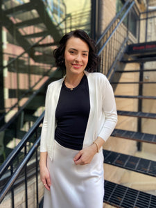 Kit Ivory Bolero Cardigan