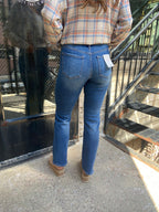 Victor Lovervet Mid Rise Dark Wash Jeans - MK Threads Boutique