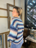 Aria Blue Gradient Sweater