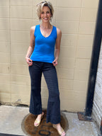 Arline Electric Blue Sleeveless Top - MK Threads Boutique