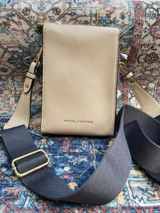 Lana Light Taupe Slim Crossbody Bag