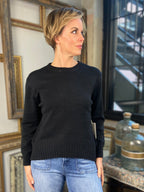Annie Black Knit Sweater