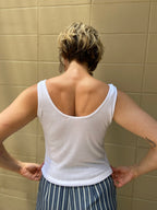 Lizzy White Tank Top - MK Threads Boutique