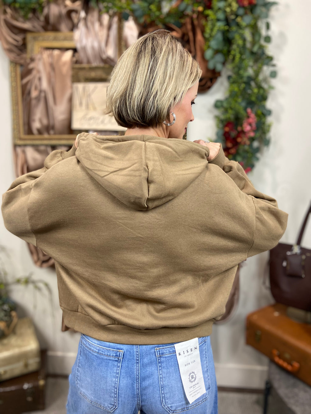 Ashley Mocha Risen Crewneck
