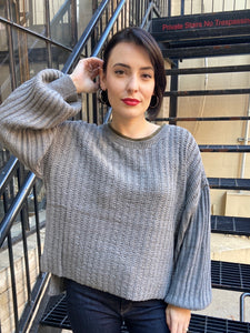 Alyssa Heather Charcoal Sweater