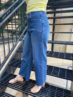 Airie Medium Denim Jeans - MK Threads Boutique