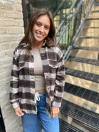 Harper Brown Plaid Shacket