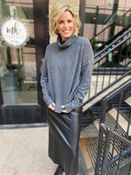 Danica Charcoal Sweater