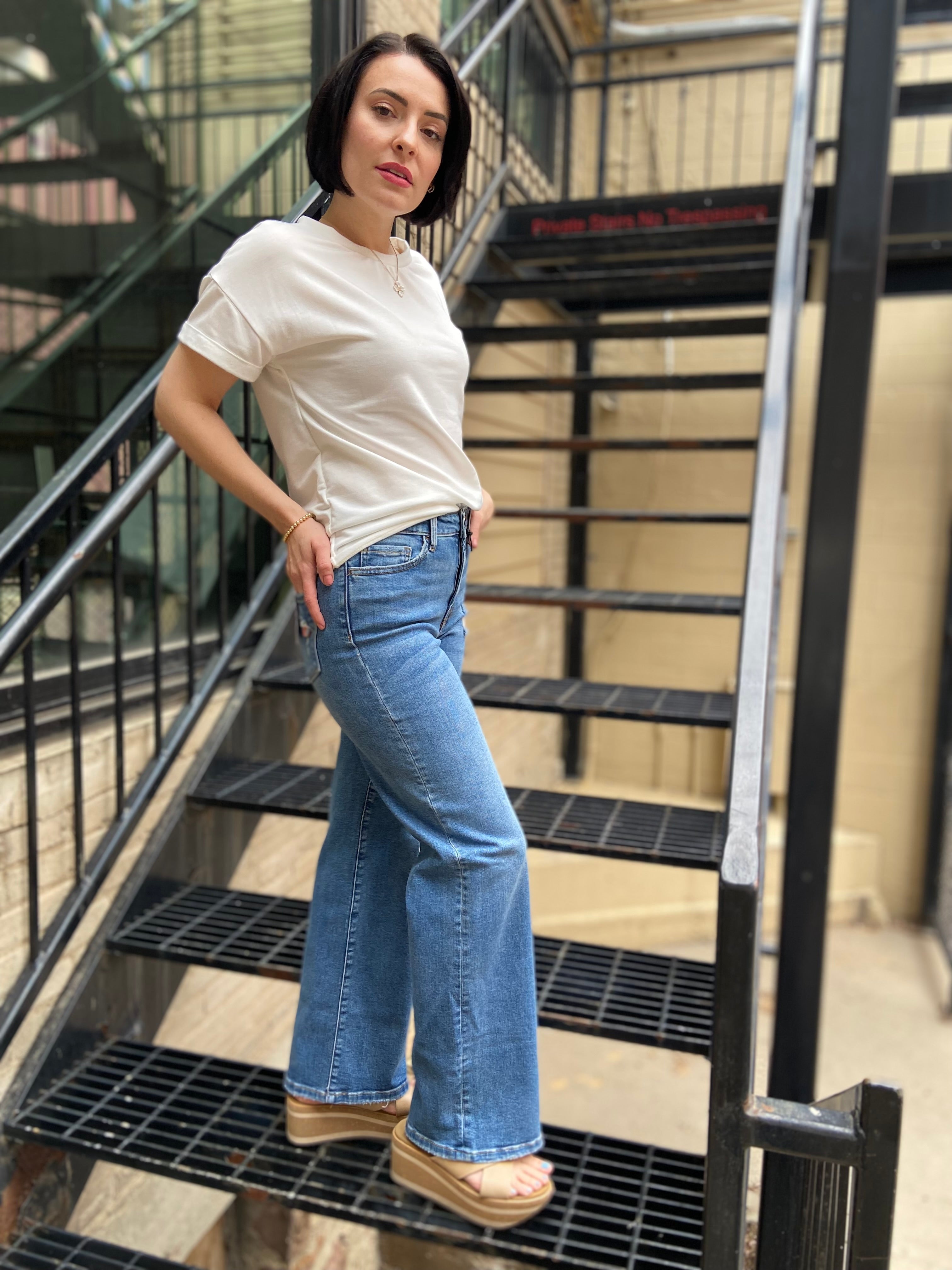 Layla High Waisted Medium Wash Zenana Jeans