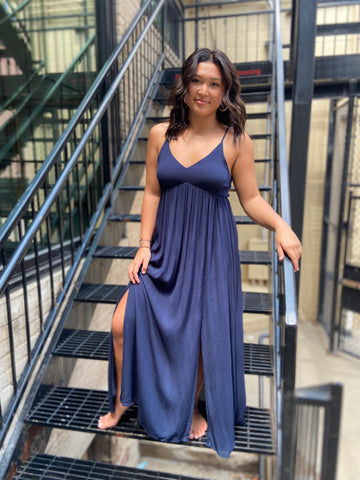 Jenae Navy Maxi Dress