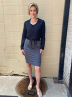 Cassie Gray Spandex Pencil Skirt - MK Threads Boutique