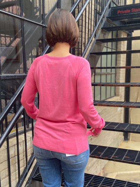 Camille Flamingo Pink Sweater