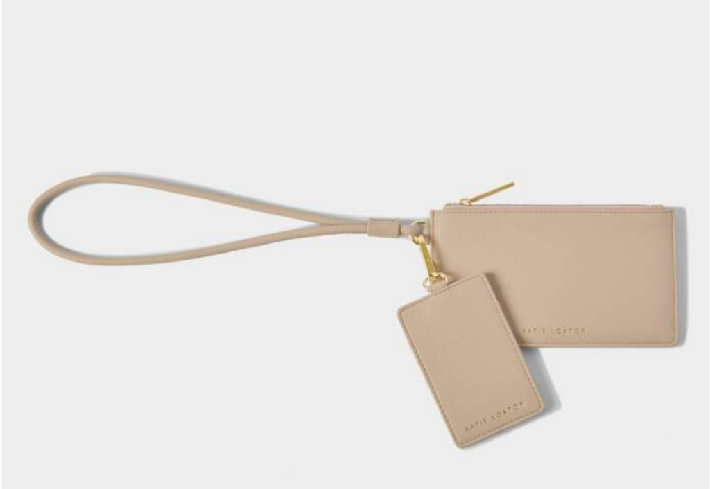 Light Taupe Duo Accessory Wristlet