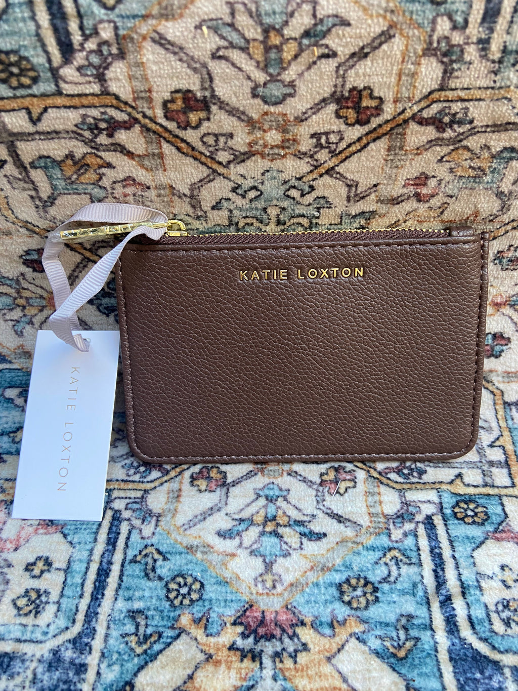 Hana Chocolate Brown Coin And Card Holder