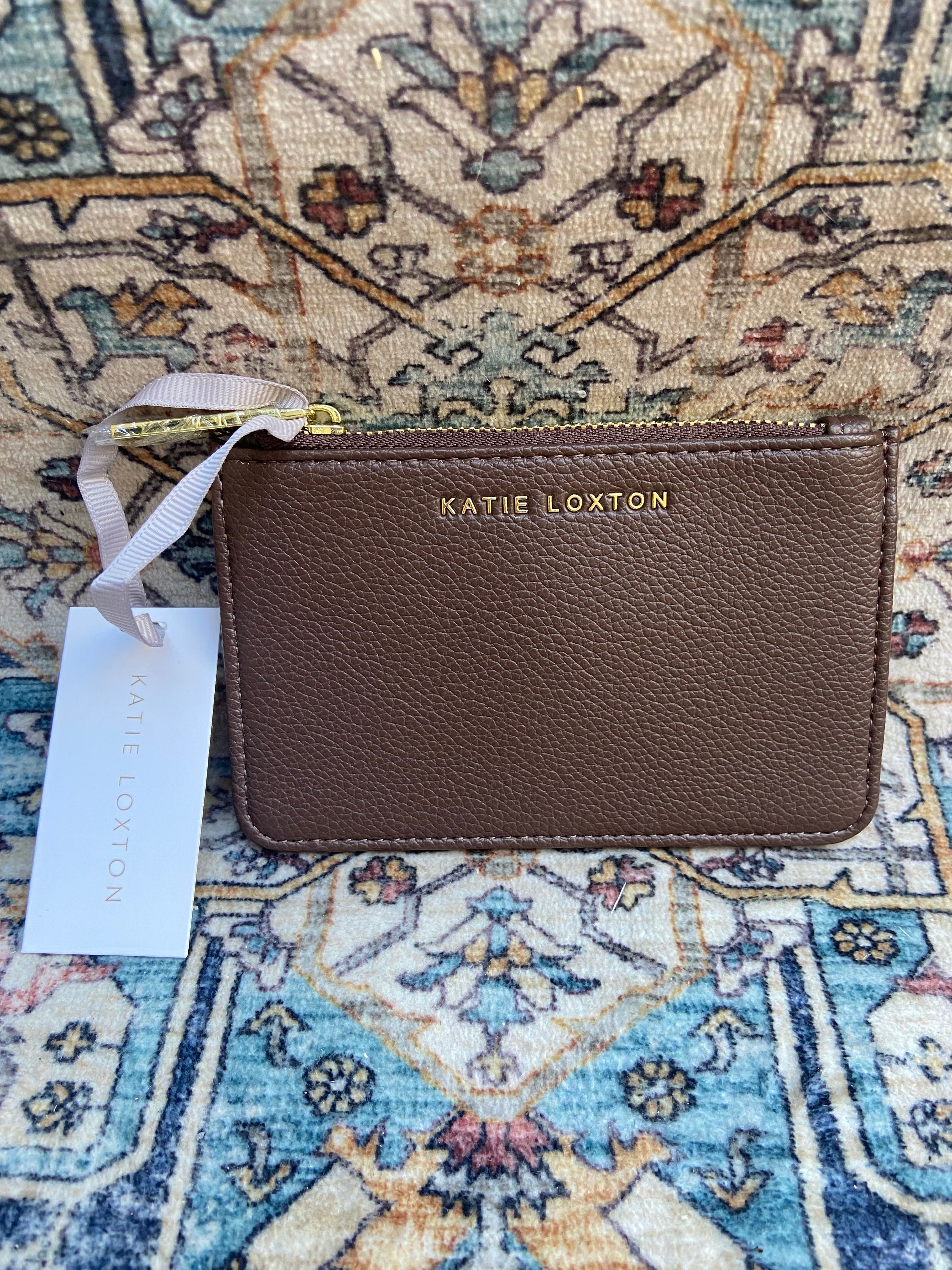 Hana Chocolate Brown Coin And Card Holder