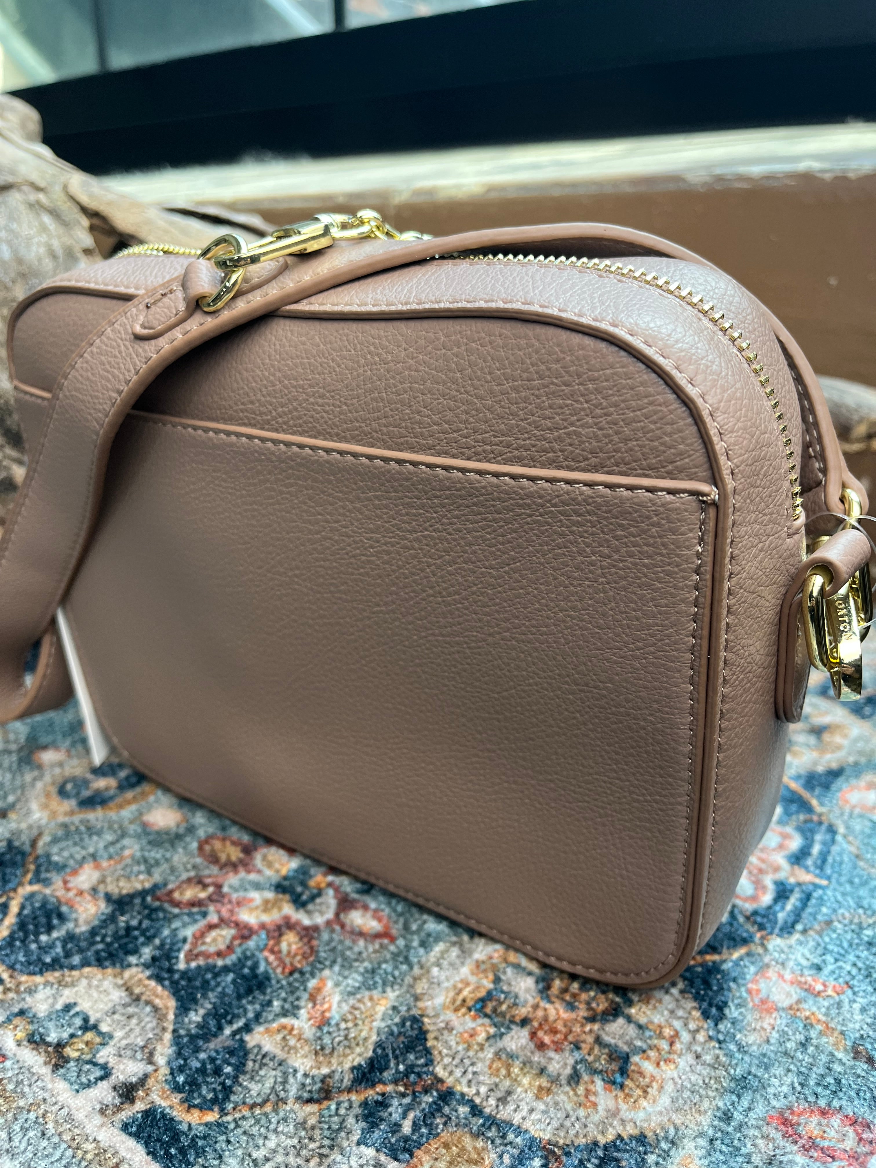 Hana Mocha Crossbody Bag