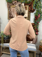 Vinny Carmel Shawl Blazer