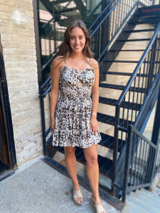 Mariana Brown Floral Sundress