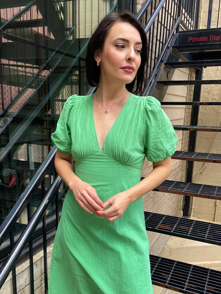 Shivani Green Midi Dress
