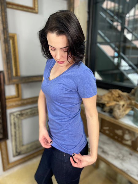 Elle Teal Basic Tee