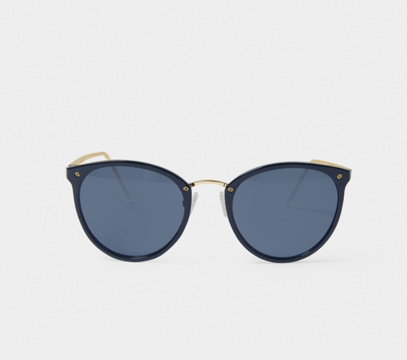 SANTORINI SUNGLASSES | Navy | 1 15/16" x 5 1/8" x 5 1/2" - MK Threads Boutique