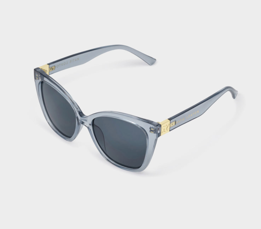 MYKONOS SUNGLASSES | Blue Transparent | 2 1/4" x 5 4/5" x 5 5/8" - MK Threads Boutique