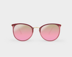 SANTORINI SUNGLASSES | Pink Mirrored Lens|1 15/16" x 5 1/8" x 5 5/16" - MK Threads Boutique