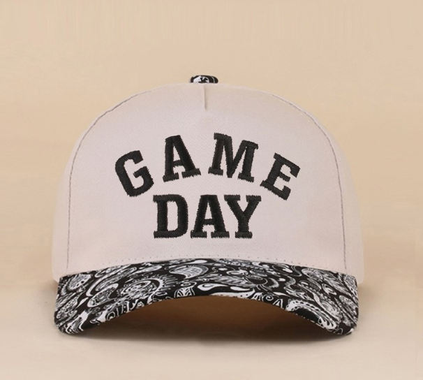 Black Game Day Hat