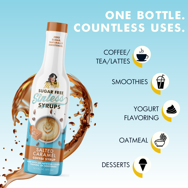 Salted Caramel Sugar Free Sinless Syrups