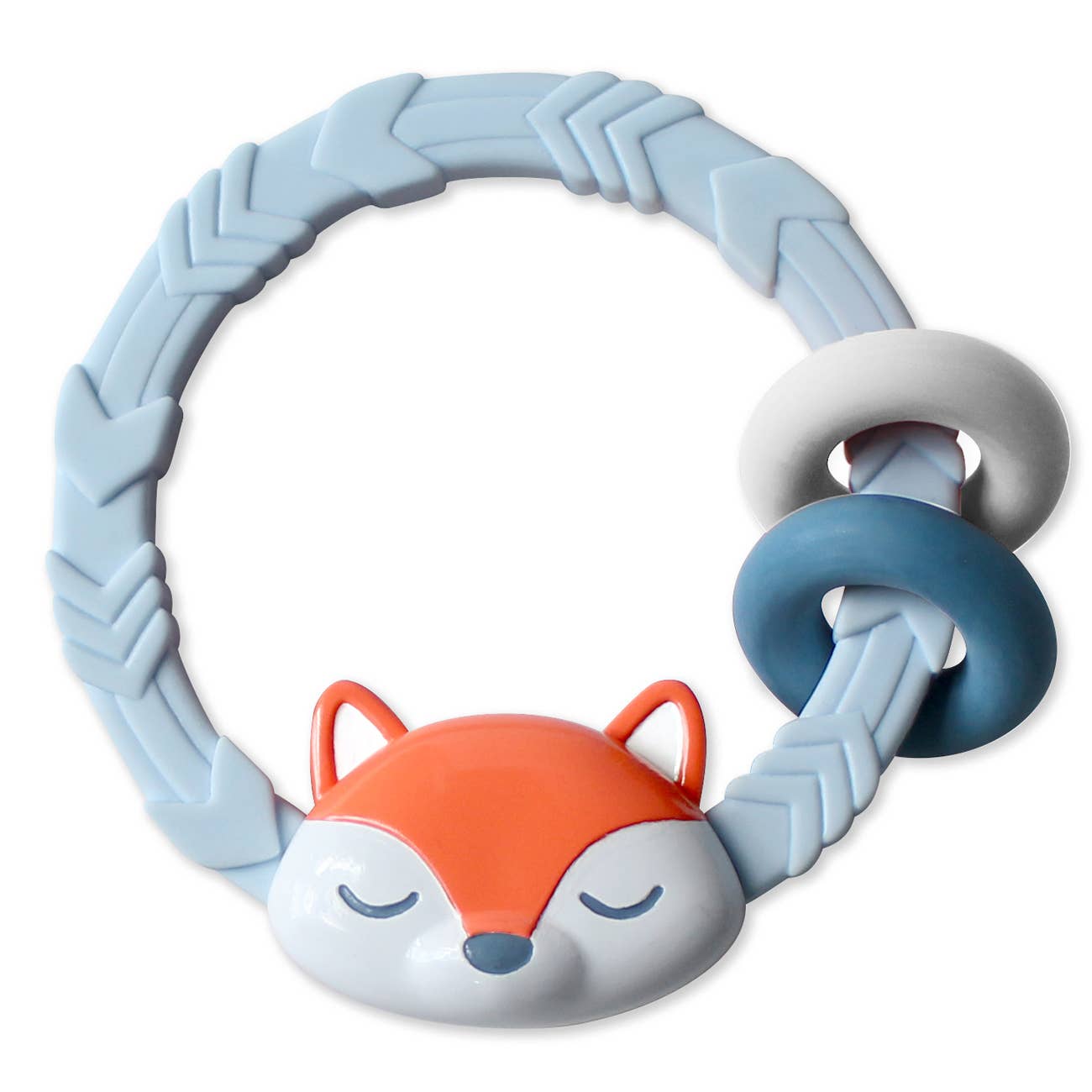 Ritzy Rattle™ Silicone Teether Rattles: Dino