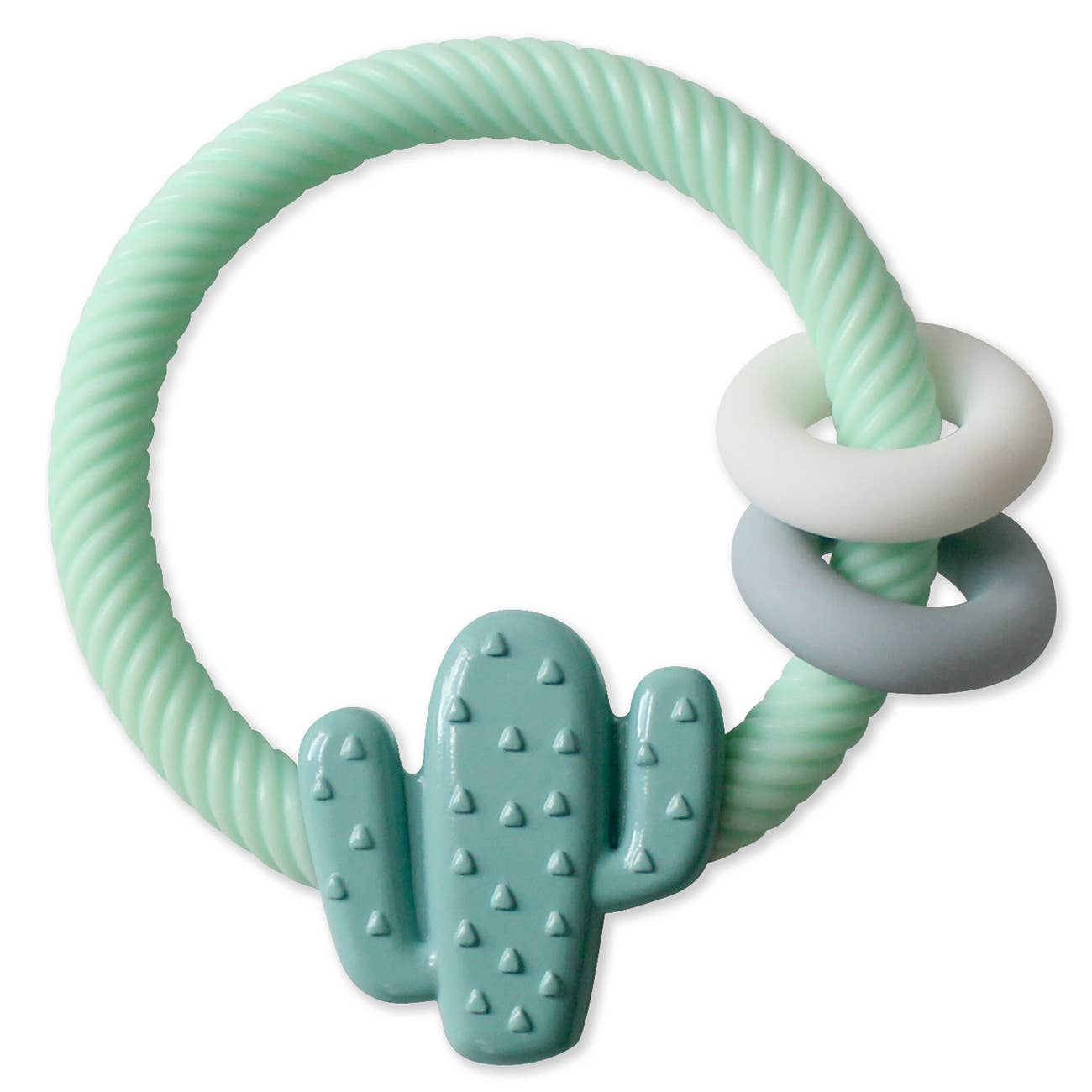 Ritzy Rattle™ Silicone Teether Rattles: Dino