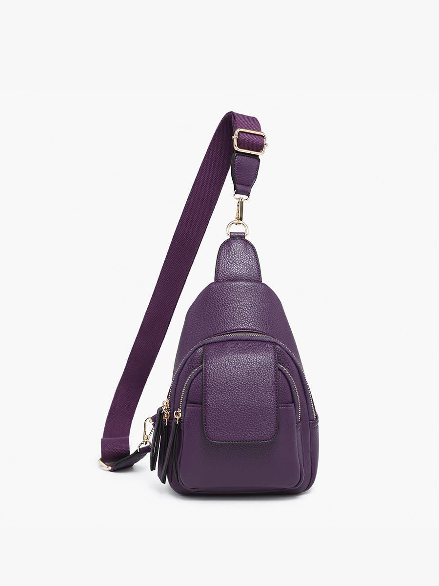 Sophia Sling Bag: Brown