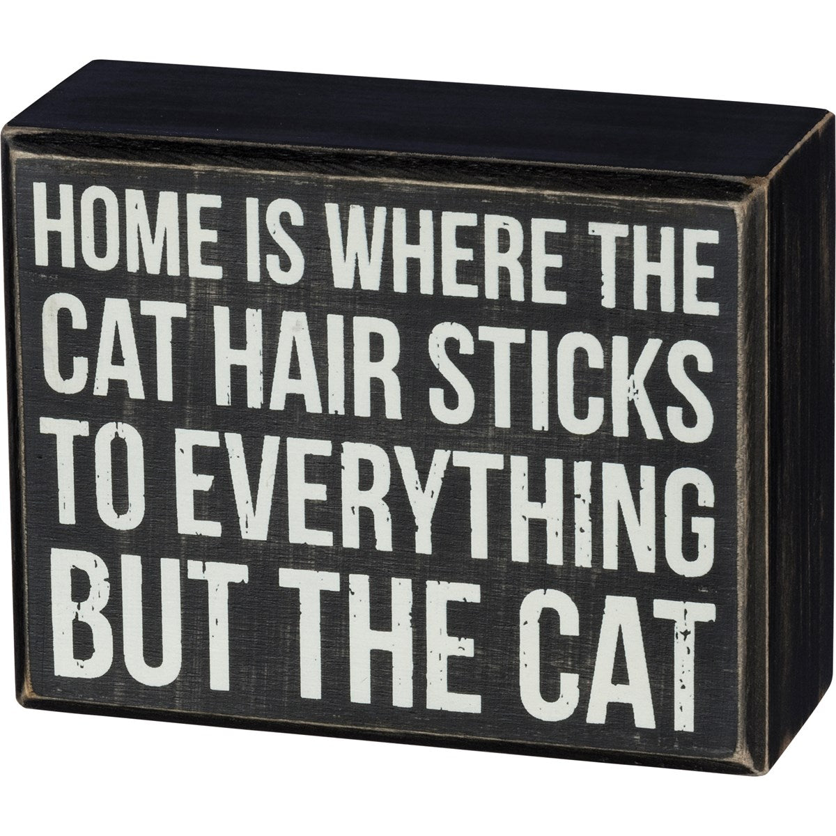 Cat Hair Sticks Box Sign