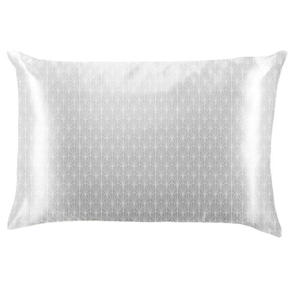 Lemon Lavender Printed Silky Satin Pillowcases