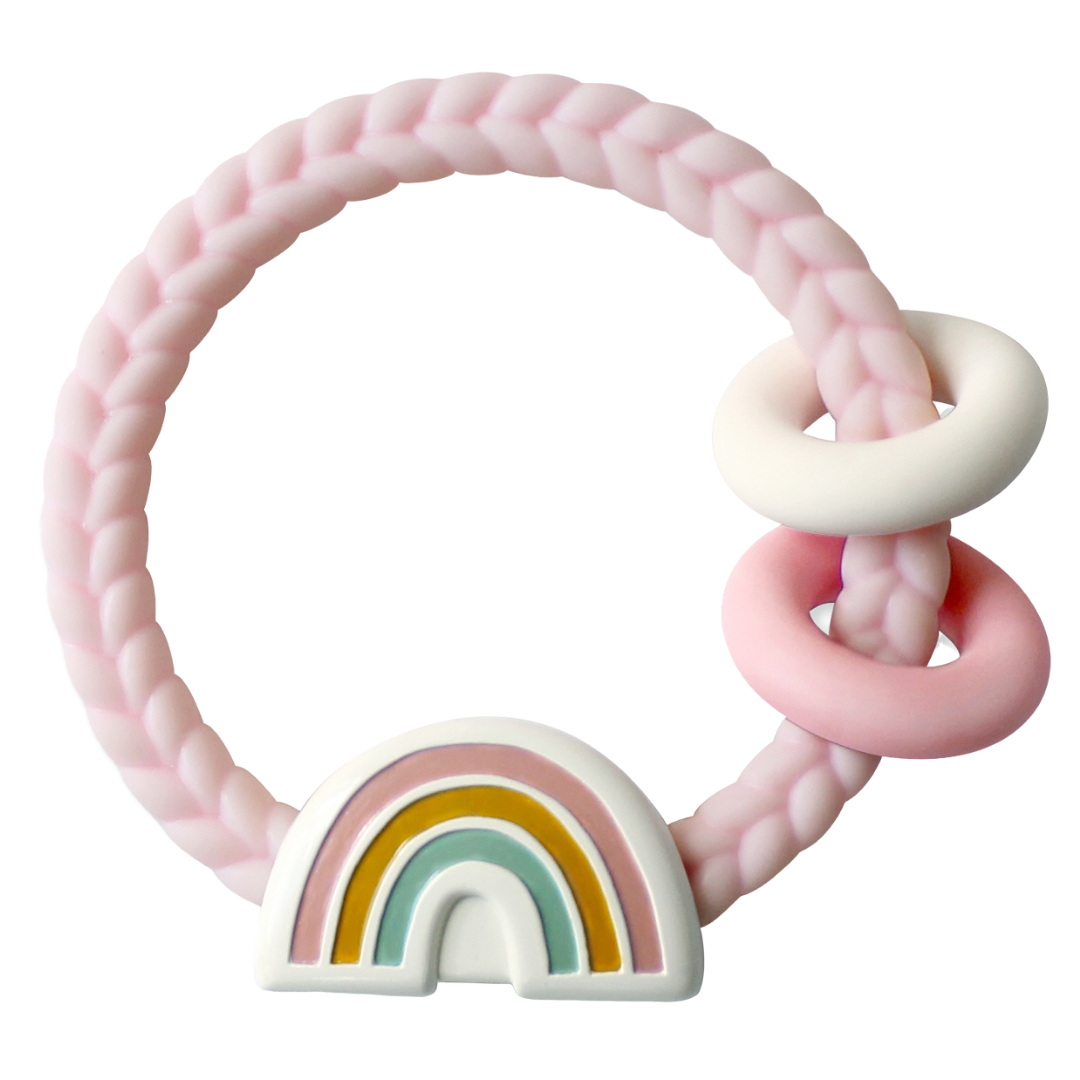 Ritzy Rattle™ Silicone Teether Rattles: Dino