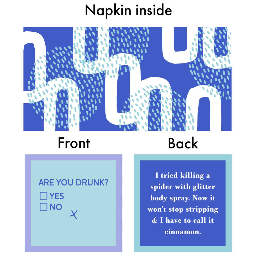 Napkin: Get Better Soon/Ran out of Coffee - MK Threads Boutique