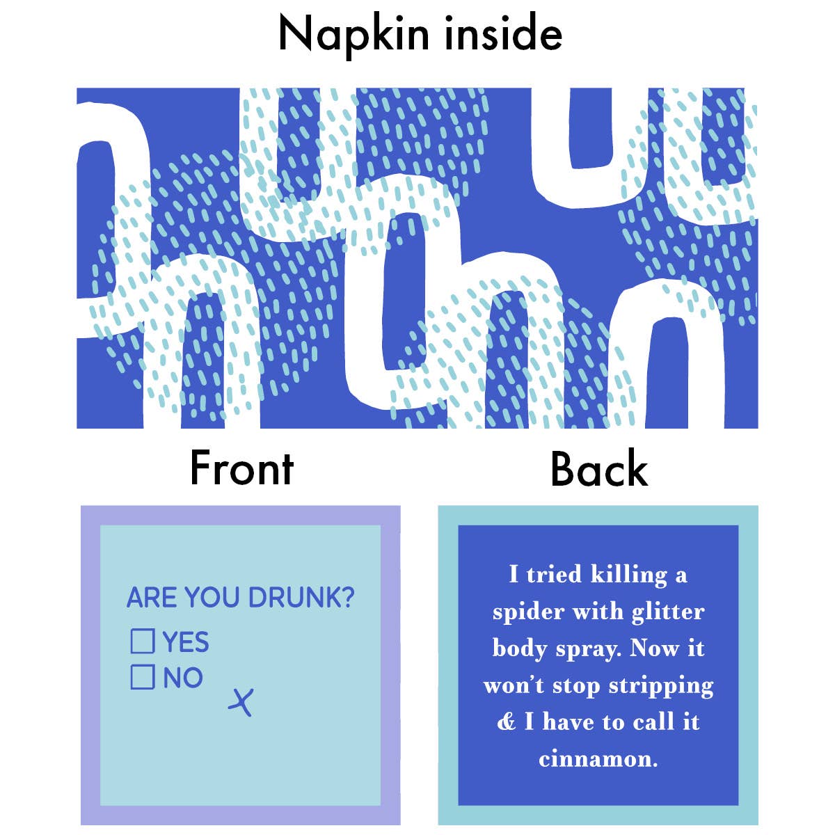 Napkin: Get Better Soon/Ran out of Coffee - MK Threads Boutique