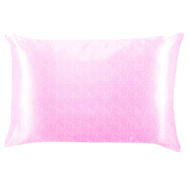 Lemon Lavender Printed Silky Satin Pillowcases