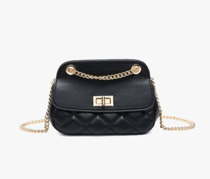Arabella Mini Black Chain Handbag