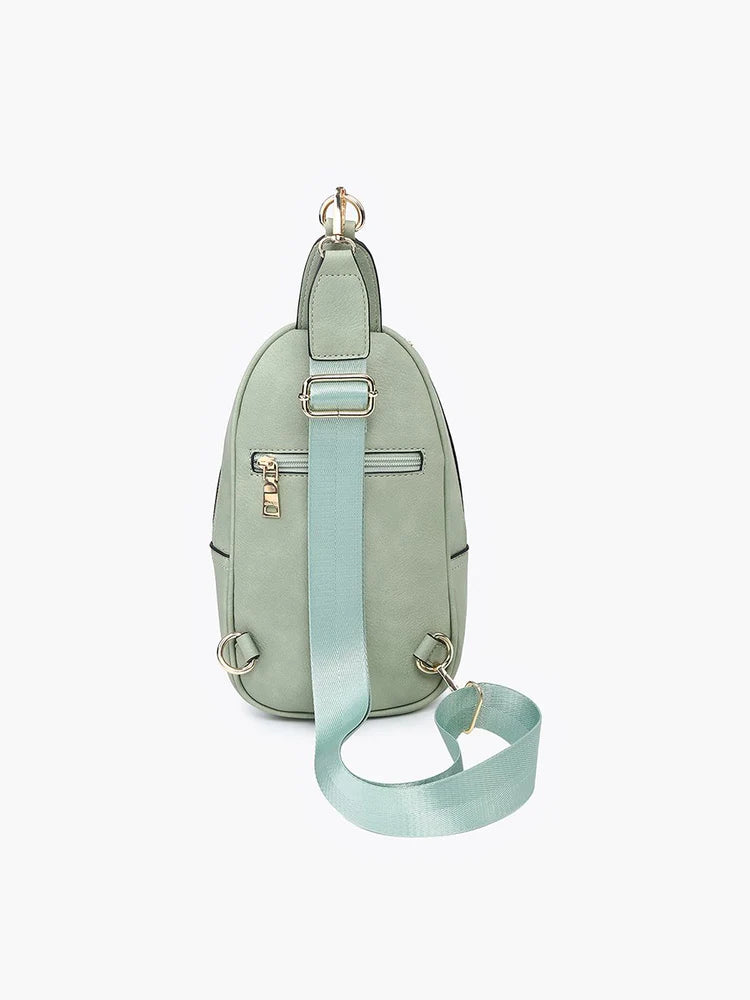 Pamela Double Zip Sling Bag - MK Threads Boutique