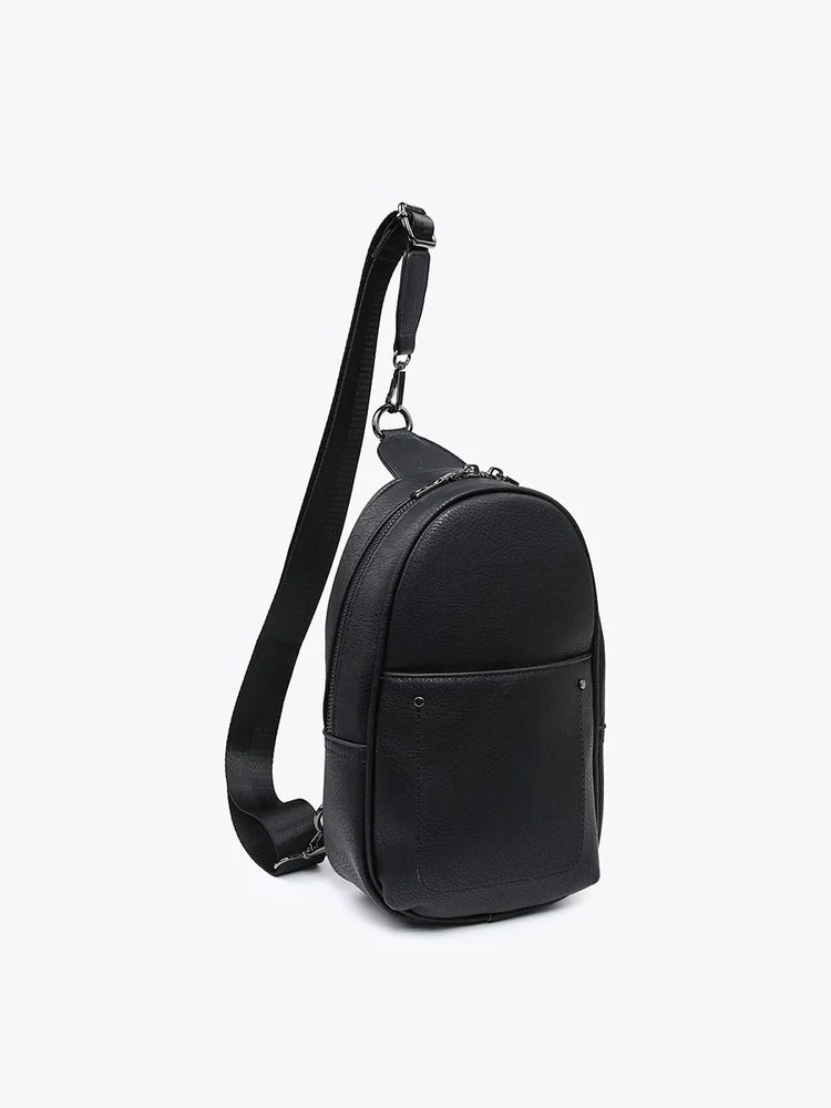 Pamela Double Zip Sling Bag