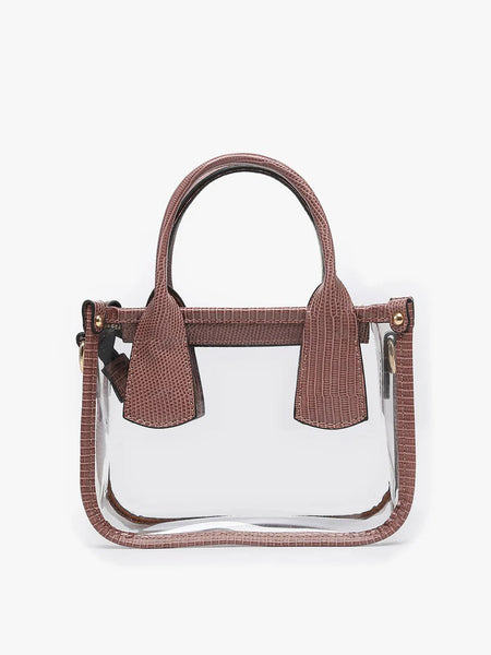 Stacey Vegan Clear Satchel