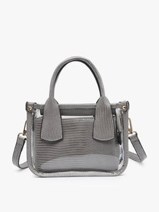 Stacey Vegan Clear Satchel