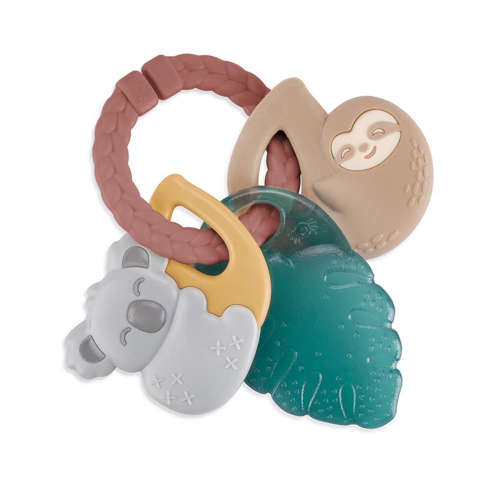 Tropical Itzy Keys™ Textured Ring with Teether + Rattle