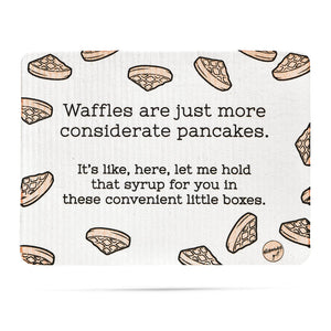 Waffles Are Just More Considerate Swedish dishcloths