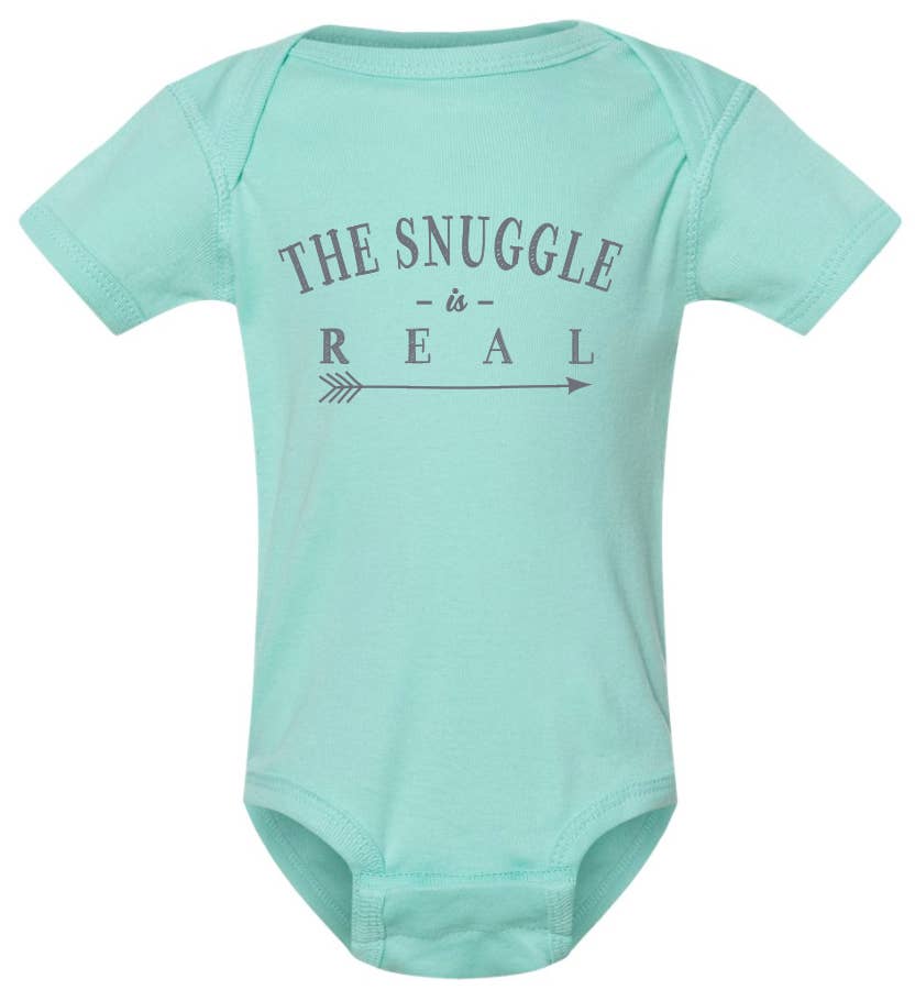 The Snuggle is Seal Unisex Baby Onesies