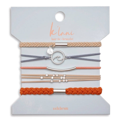 Celebrate: Hair Tie Bracelet Set